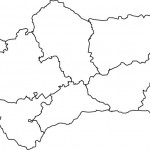 Mapa mudo Andalucía
