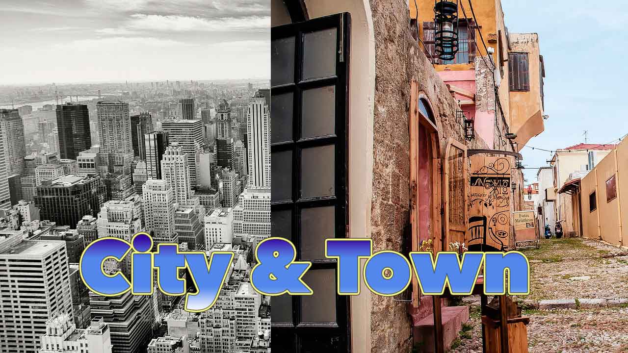 Test: City and town