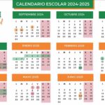 Calendario escolar Madrid para el curso 2024-2025
